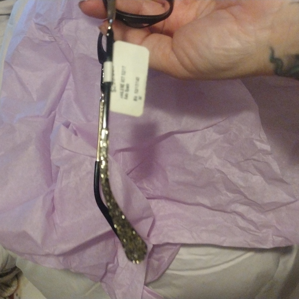 NWT Kate Spade glasses, Jailene black silver - Picture 3 of 7
